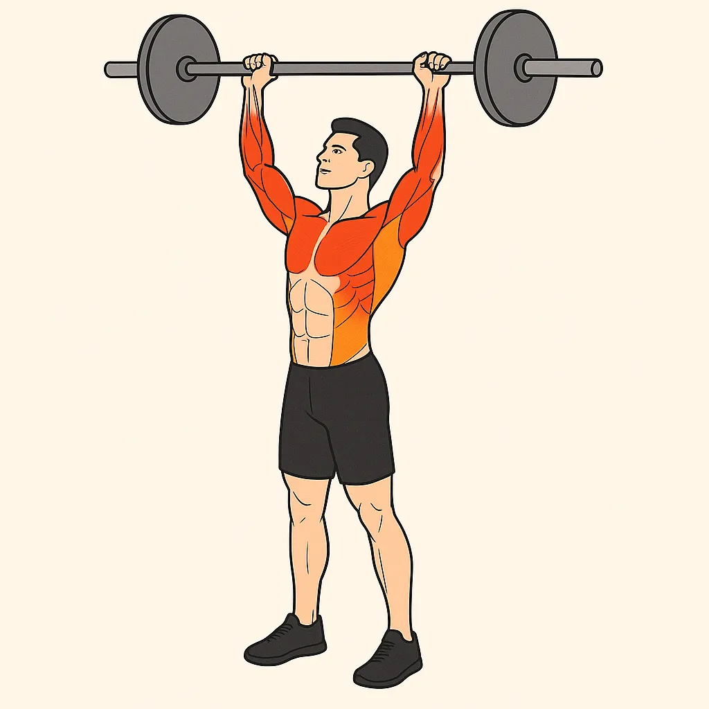 【フリーウエイト】フロントプレス